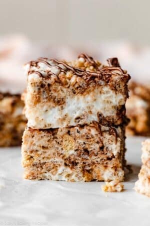 s'mores rice krispie treats.