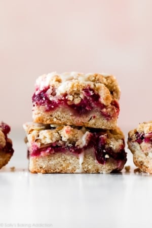 stack of cranberry bars