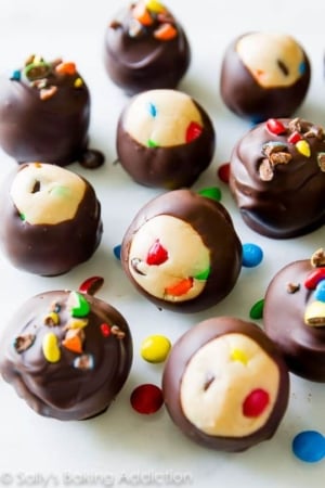 Peanut Butter M&M Truffles