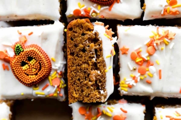 pumpkin bars